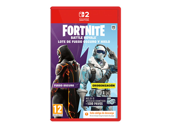 Nintendo Switch 2 Fortnite: Lote de Fuego Oscuro y Hielo (Código en la caja)