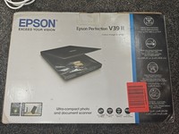 Epson Perfection V39 II Color Photo and Document Flatbed  USB Scanner  4800 dpi