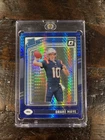 2024 Panini Donruss Optic - Rated Rookie Drake Maye #229 Blue Hyper Prizm (RC)