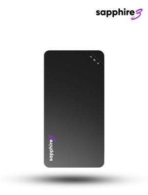 NEW Sapphire 3 Travel Wifi Black Global Coverage Portable Hotspot with Plan