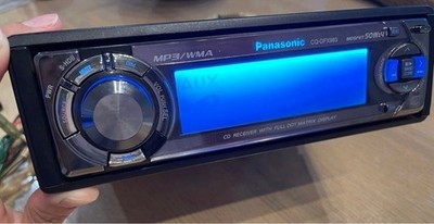 パナソニック CQ-DFX983D MP3/WMA/AUX/ Panasonic CQ-DFX983D Car Stereo CD Receiver DSP Head Unit Vintage