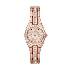 Relic by Fossil Women's ZR12163A Dress Rose Gold Date Pave Quartz Watch