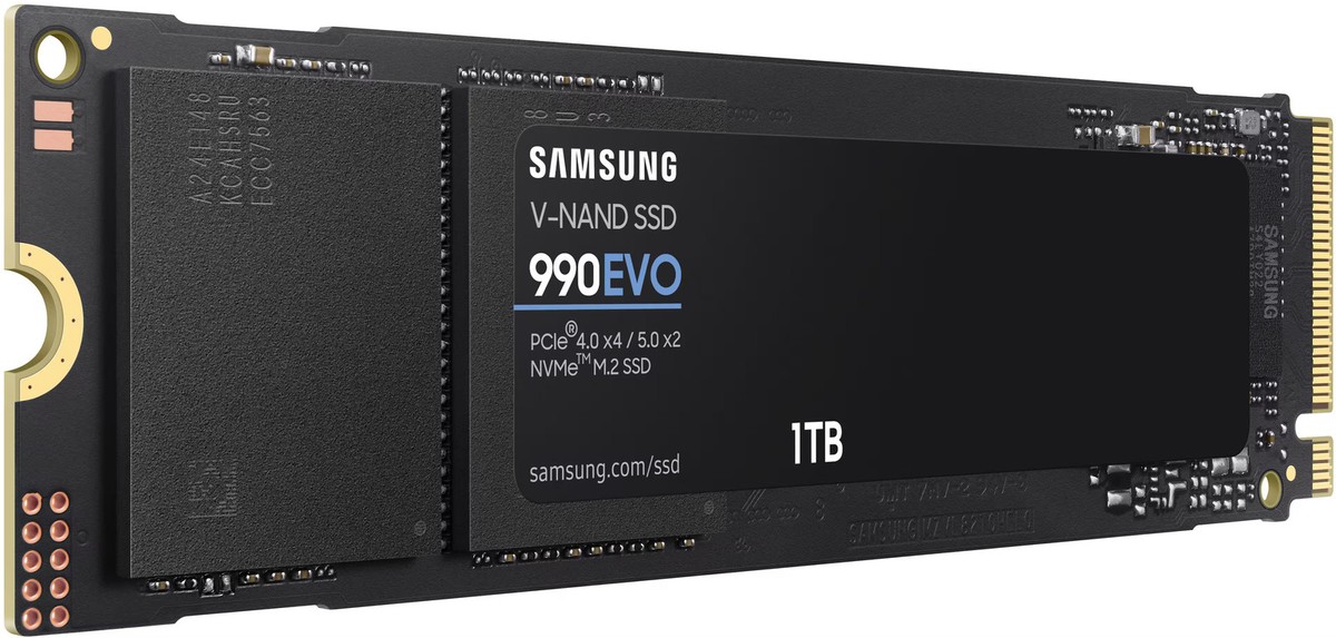 Samsung - 990 EVO SSD 1TB Internal SSD PCIe Gen 4x4 | Gen