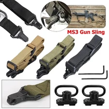 Tactical 2 Point Sling QD Swivel Rifle Adjustable Gun Sling Strap w/ MLOK Swivel