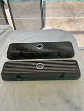 Rare Pontiac Vintage Cal Custom Aluminum Finned Valve Covers 326 455 Hot Rat Rod