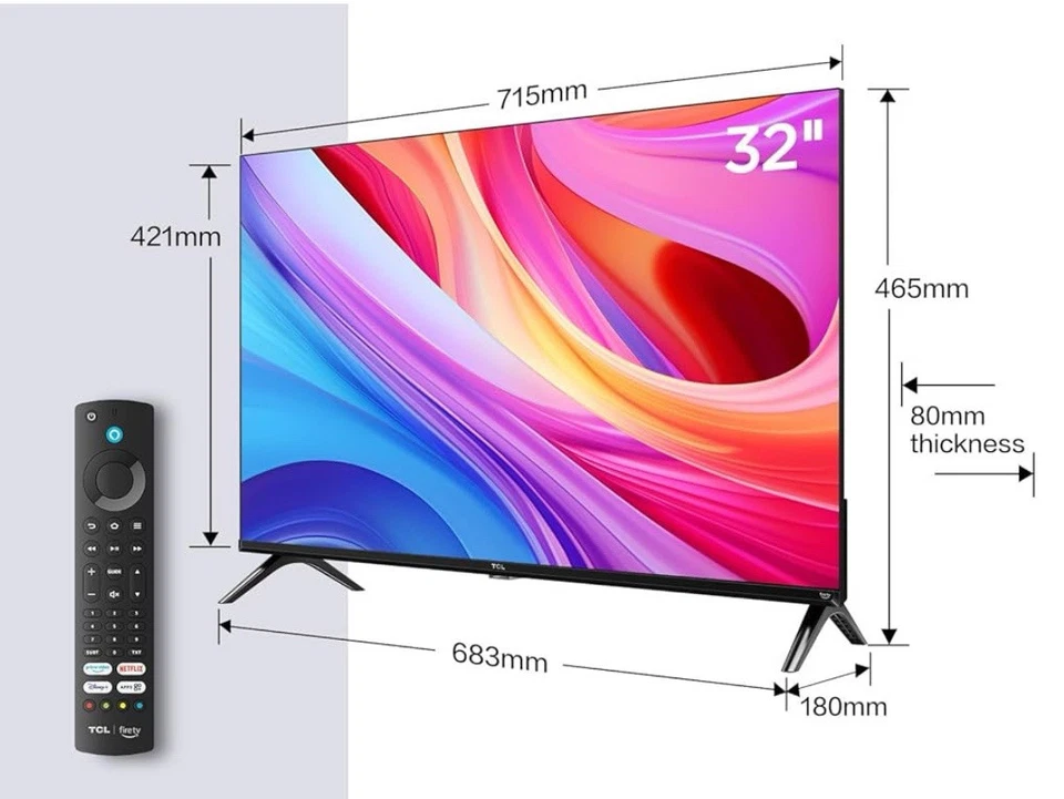 TCL 32SF540K FIRE TV 32" SMART FULL HD HDR10 LED TV- NEW IN BOX Gamers TV Choice - Image 3 of 4