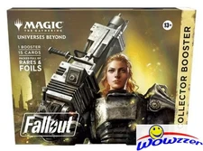 MTG Magic the Gathering FALLOUT Omega Collector Booster Box Factory Sealed!