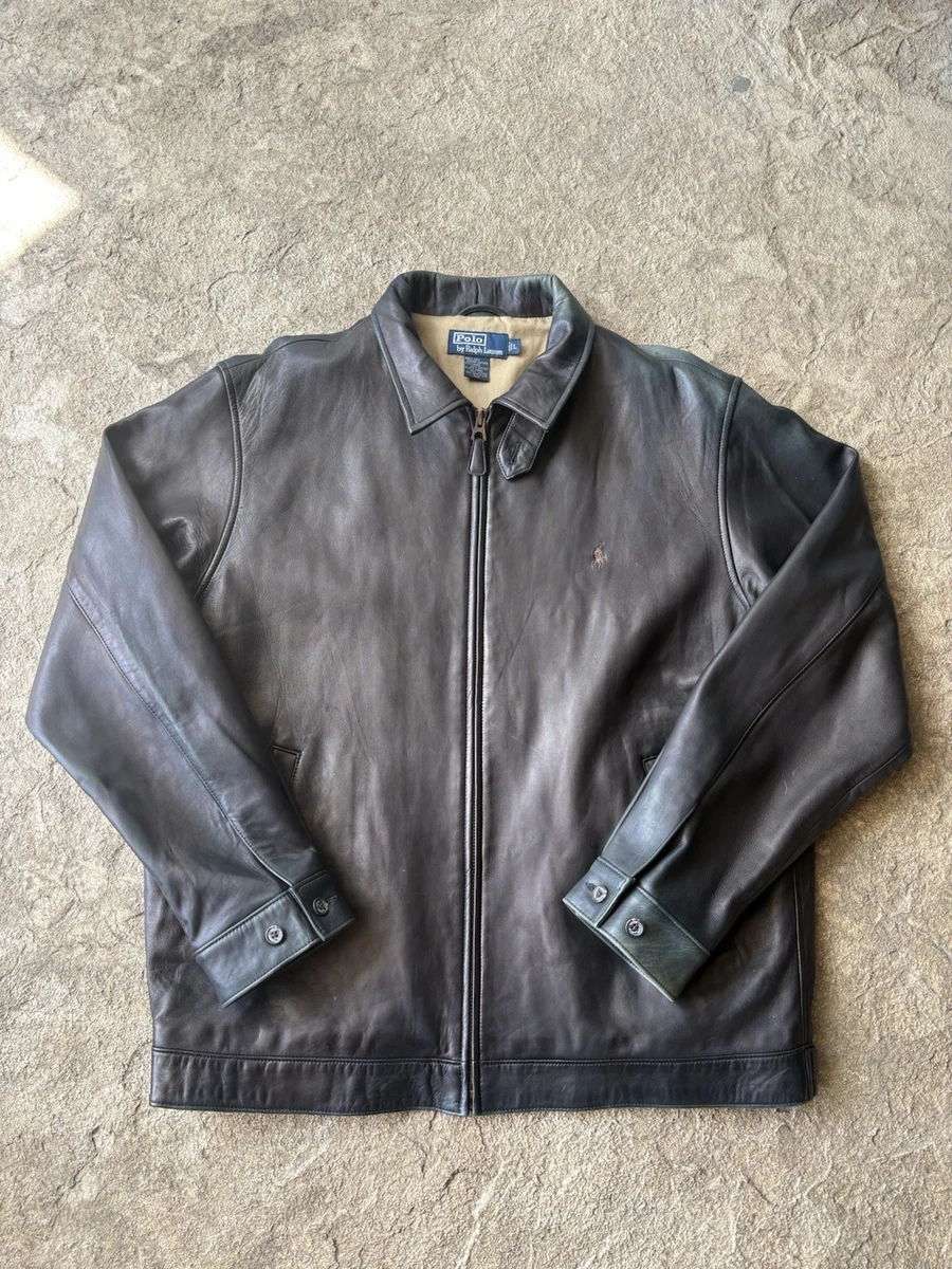 Polo Ralph Lauren Leather Black Coats & Jackets for Men for Sale