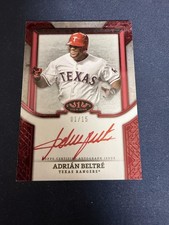 2024 Topps Tier One #T1TA-AB Adrián Beltré Tier One Auto Red Foil 1/15
