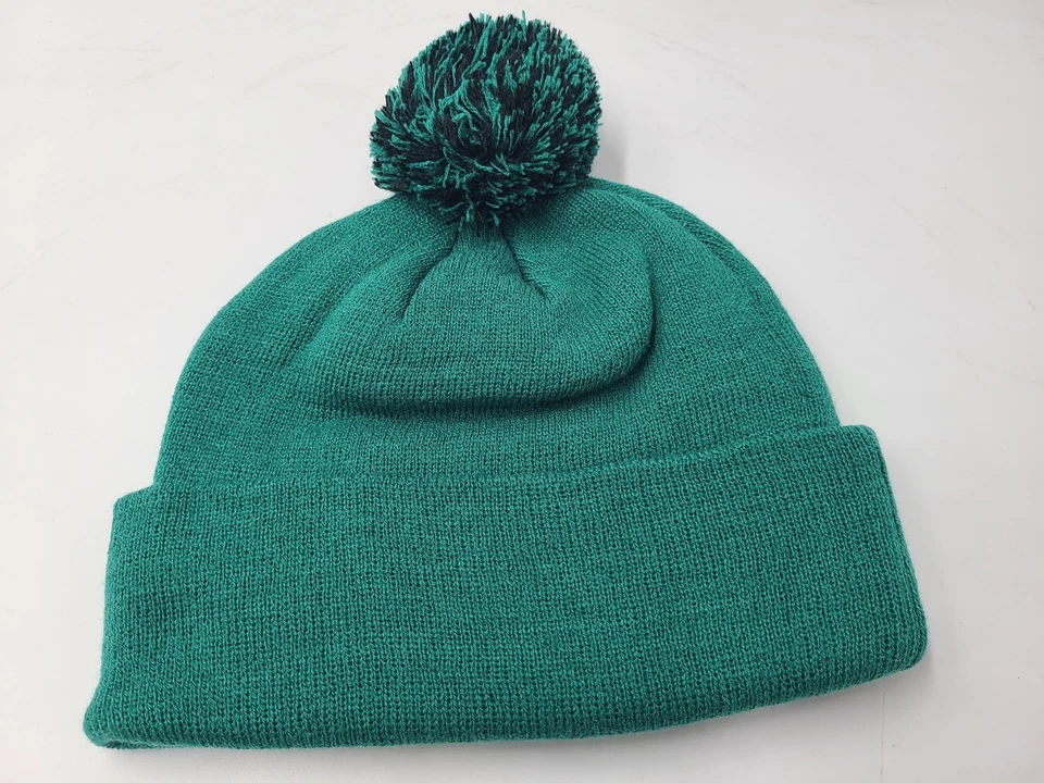 San Jose Sharks Zephyr Graf-X Pom Beanie Winter Knit Hat Stocking Cap NHL Teal - Image 2 of 4