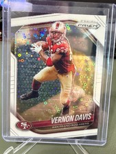 2025 Panini Prizm #39 Vernon Davis White Disco - San Francisco 49ers