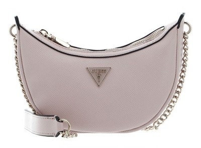 GUESS Eco Craig Mini Crossbody Saddle Bag Umhängetasche Tasche Ash Rose altrosa