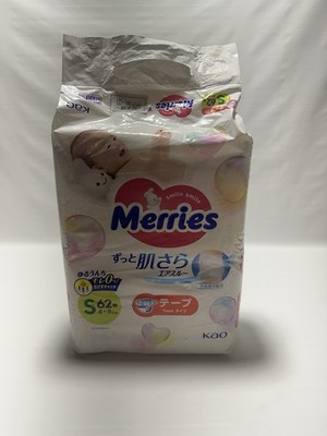 Merries Baby Diapers Size S 62 Count
