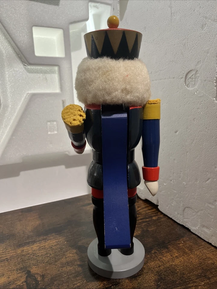 Cascanueces Steinbach vintage años 80 13,5"" hecho en Alemania Oriental coleccionable Foto 3 de 4