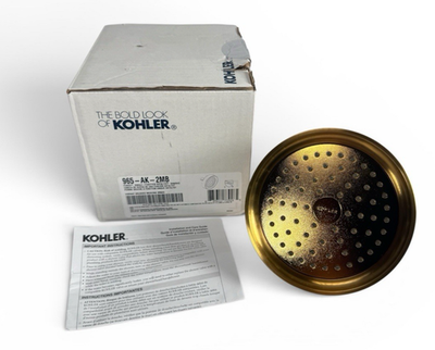 #ad Kohler K 965 AK 2MB Purist Single function showerhead 2.5gpm Brushed Brass $89.99