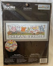 Retired Bucilla Cross Stitch Kit 43480 - CLEAN FRESH - Sealed