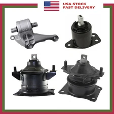 Set 4PCS Engine Motor &  Automatic Transmission Mount For Acura RL 3.5L