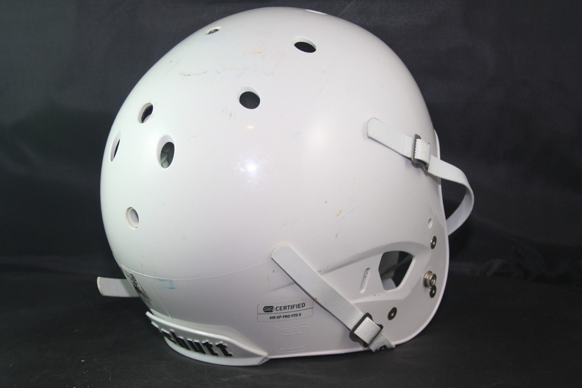 2018 Adult Schutt XP PRO VTD II Exc Football Helmet MED Hard Cup Chin White  G