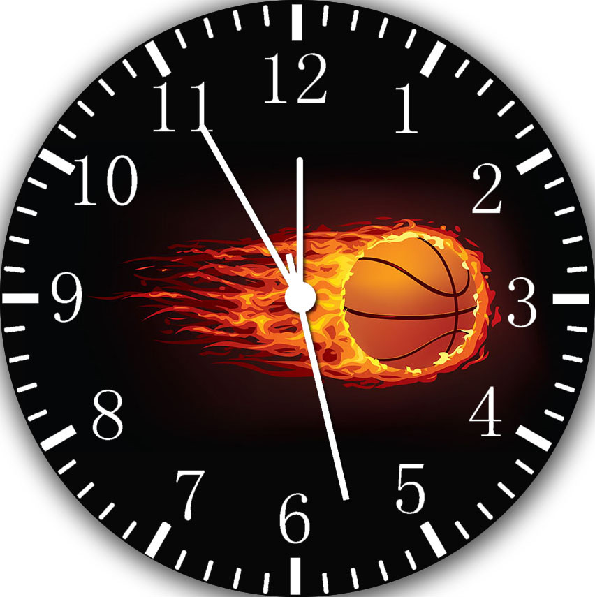 Basketball Frameless Borderless Wall Clock For Gifts or Home Decor E197
