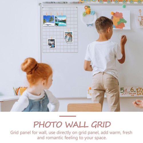 Wire Lattice Net Wall Grid Decoration Child Living Room Walls for Craft Shows - Picture 3 of 12