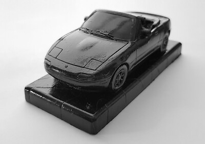 Japan MX-5 Linkslenker 1,43 Maßstab schwarz Modellauto Handarbeit in Sheffield