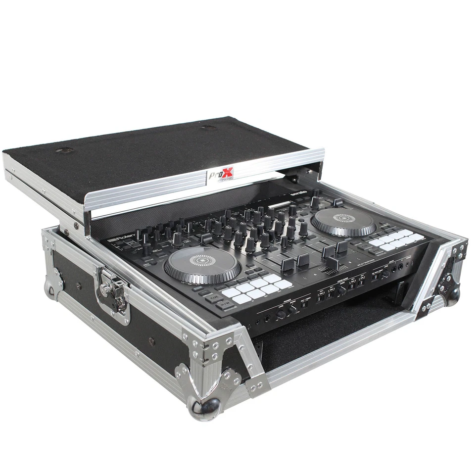 ProX XS-DJ707 LT Flight Case Fits Roland DJ-707M Controller W-Laptop Shelf - Image 3 of 4