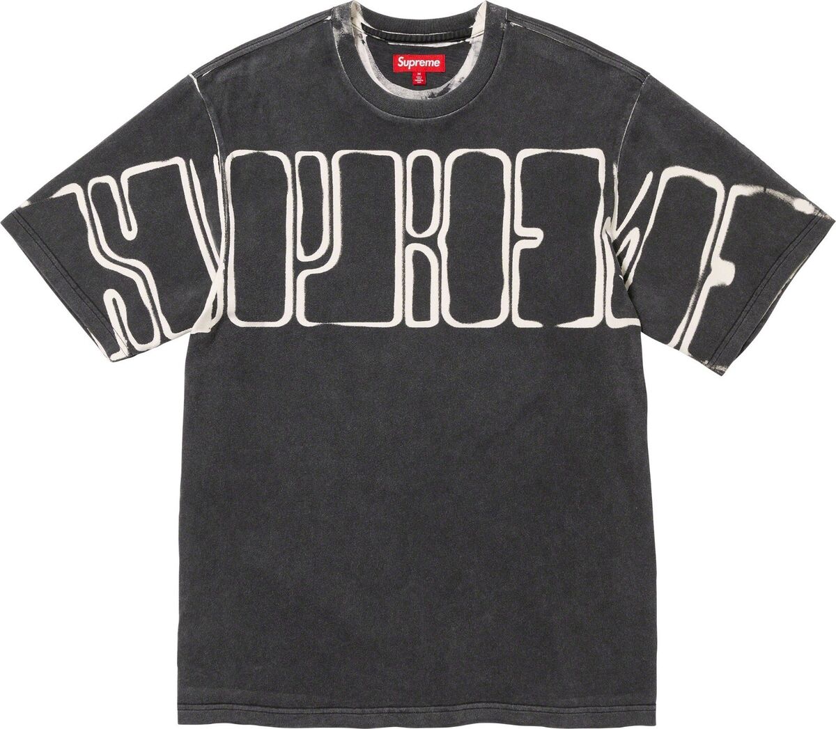 Supreme Overprint Knockout T-shirts S/S Tops 4colors FW23 Size S