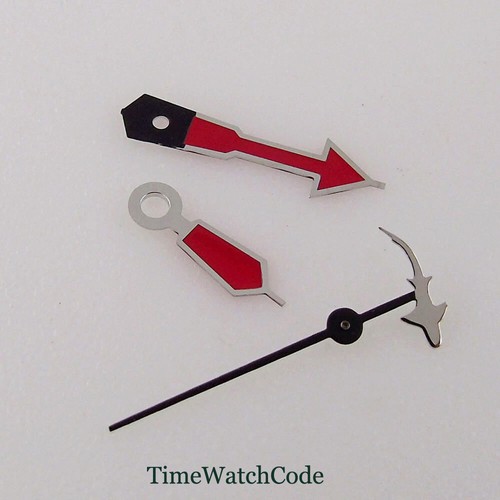 Watch Hands Needles Fit For NH35 NH36 4R36 7S36 7002 Movement Red/Yellow/Black - Picture 3 of 14