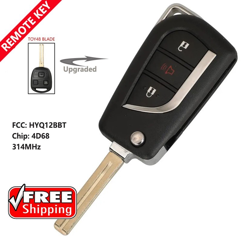 Replacement Remote Key With 3 Buttons 4d68 Chip 314.4mhz - Foto 6