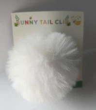 Target Bullseye Playground Easter Bunny Tail Barette Basket Clip