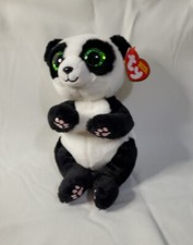 TY Beanie Bellies YING Panda Plush Toy 6" NWT Stuffed Animal