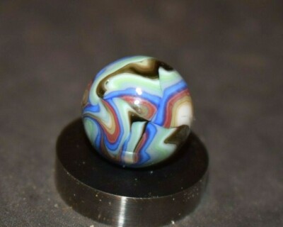  JABO/DAS Multi-Color Swirl Toy Marble Size .703'' = 45/64''=17.5mm MINT 
