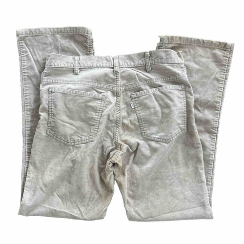 Vintage 1980’s 207 Levi’s Brown Corduroy Pants USA Made Mens 30x31 Distressed