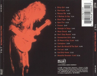 Y&T ULTIMATE COLLECTION NEW CD