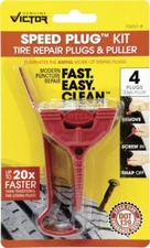Victor 70207-8 SPEED PLUG Kit Tire Repair Plugs & Puller Modern Puncture Repair