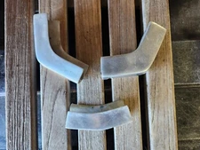 1973 Crestliner Muskie Tri HULL Bow Corner Caps Port,  Starboard, Center 3 Parts