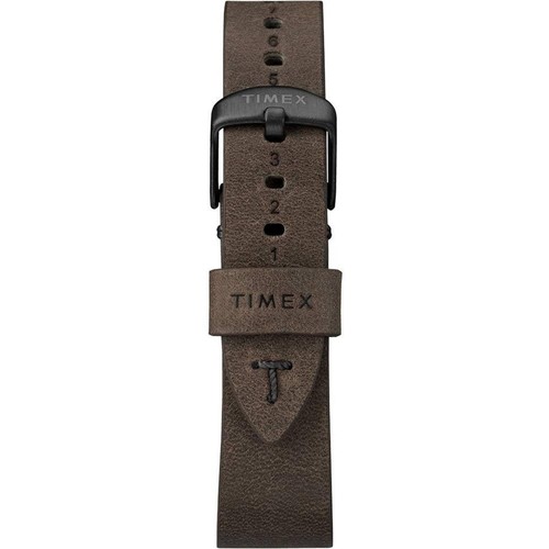 Timex Herrenuhr MK1 Quarz schwarz Edelstahlgehäuse braunes Armband TW2R96900 - Bild 3 von 3