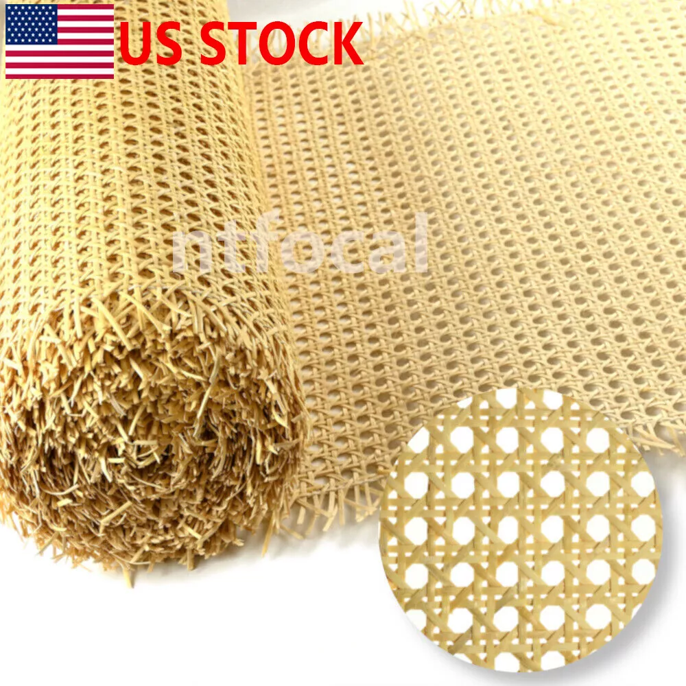 16 Width Plastic Hexagon Cane Webbing Rattan Webbing Roll Caning Material  USA