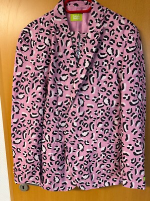 Funny Suits Anzug Pink Leopard Gr. 54 / XL Opposuits NEU Karneval Fasching