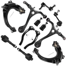SCITOO 12pcs Front Suspension Kit 2 Upper Control Arm And Ball Joint 2 Lower ...