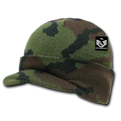 Bonnet (Beanie) Guru - Modèle Camo Peak - Noir Et Camouflage - Taille Unique - MPN GBH05