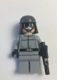 LEGO Star Wars 4/5/6 Imperial AT-ST Pilot Minifig + AT-ST Instruction 7657 lot 3