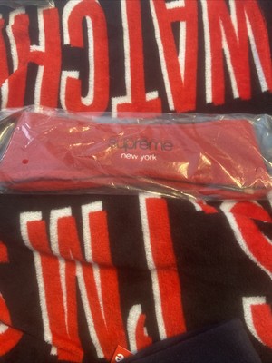 New With Tags Supreme Polartec Headband Red