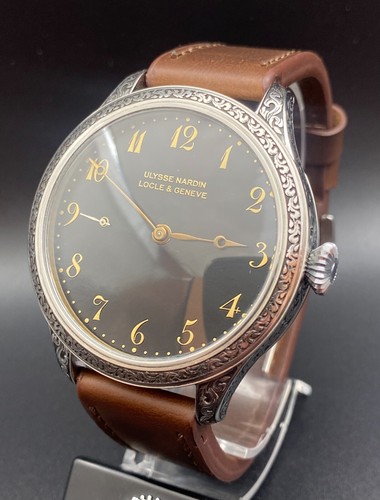 Custom-Made Ulysse Nardin Vintage Mechanical Watch MARRIAGE Movement Original - Picture 7 of 13