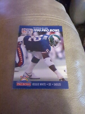 1990 Pro Set #423 Reggie White Philadelphia Eagles HOF
