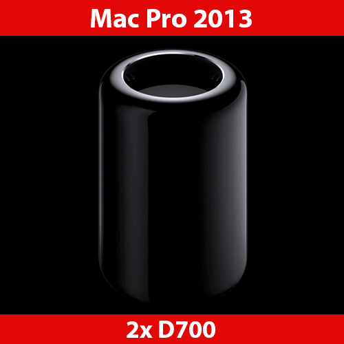 2013 Mac Pro 3.3GHz 8-Cores Dual AMD D700 128GB RAM 2TB PCIe NVMe SSD - Picture 1 of 1