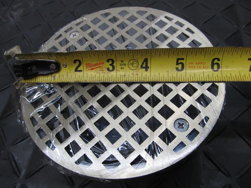 Jones Stephens D56405 3" Plastic Spud With 6" Bronze Round Strainer - Drain - Picture 3 of 5