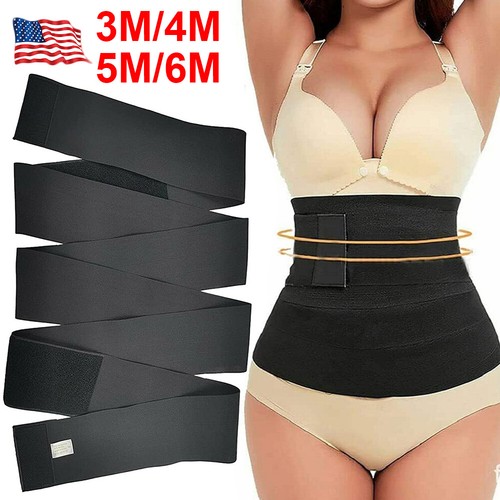 Waist Trainer Belt Snatch Me Up Bandage Wrap Tummy Slimming Body Shaper Belt US