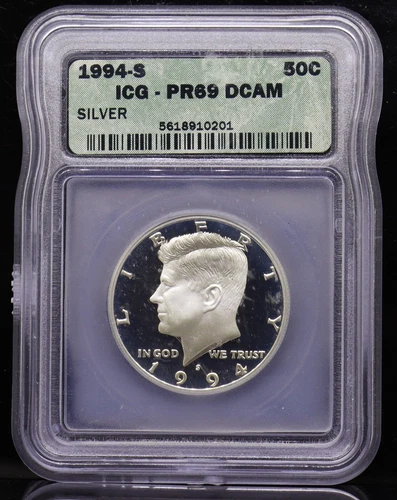 1994-S Kennedy Silver Half Dollar ICG PR69 DCAM