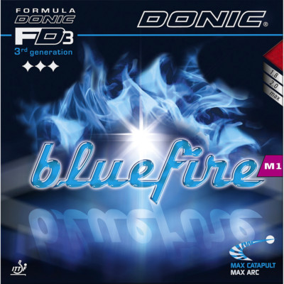Donic Bluefire M1 Table Tennis & Ping Pong Rubber - 2.0 Red, Fast Shipping, New